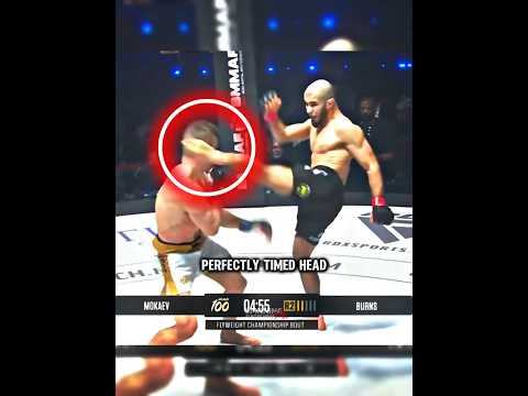 MUHAMMAD MOKAEV Knocks Out Gerard Burns 🔥 #MMA