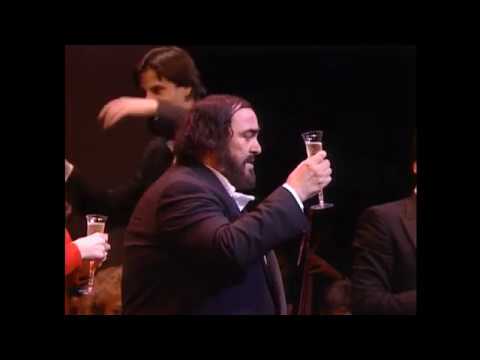 "Libiamo" Conducted by Steven Mercurio, Tenor Luciano Pavarotti