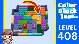 Solution du Niveau 408 de Color Block Jam
