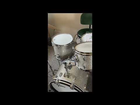 Gretsch USA Custom - Silver Glass Glitter 20, 12, 14 image 25