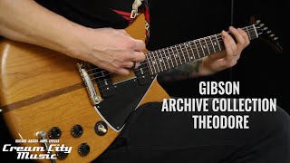 Video thumbnail for TONE CHECK: Gibson Archive Collection Theodore Guitar Demo by Cream City Music