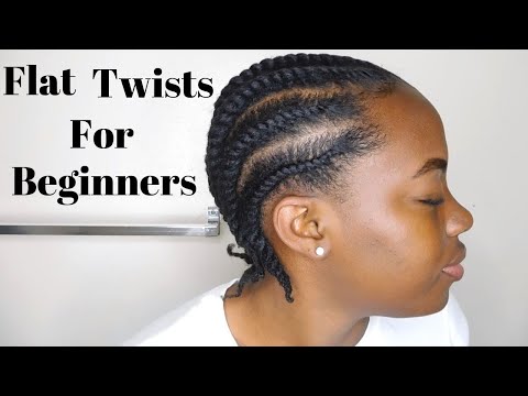 REAL TIME Flat Twist Tutorial Step By Step For...