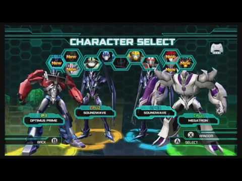 Transformers Prime The Game Wii U Multiplayer Brawl part 1