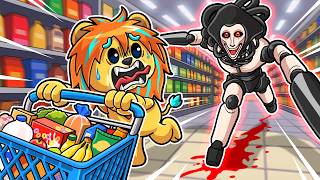 海外で話題の『ロクスト』がいるスーパーマーケットで買い物をするロブロックス【 Roblox 】