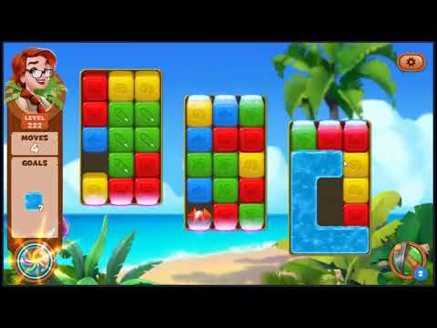 Lost Island Blast Adventure Level 222 - NO BOOSTERS 🏝️ | SKILLGAMING ✔️