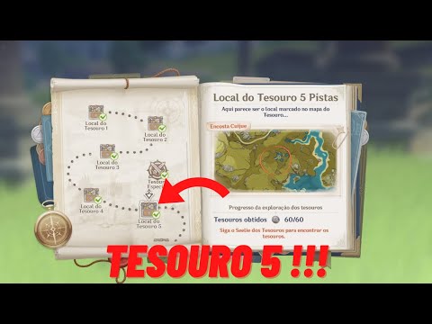 Local do Tesouro 5 / Encosta Cuijue - Genshin Impact