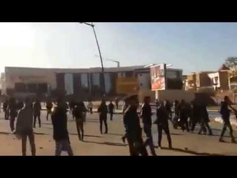 فوضى و تخريب في مدينة وجدة و إصابات في صفوف الطلبة و رجال الأمن