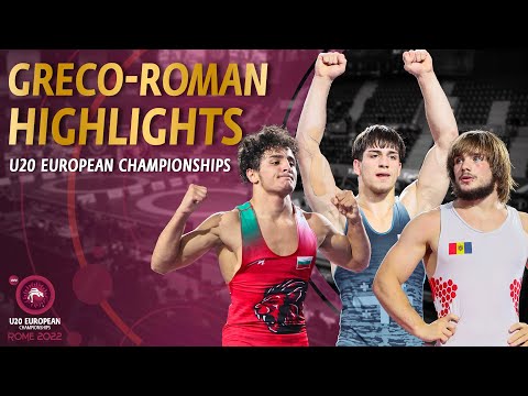 Greco-Roman Highlights from U20 European Championships 2022 #WrestleRome