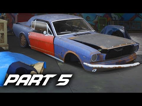 Need for Speed Payback Gameplay Walkthrough Part 5 - Ford Mustang 1965 Derelict Guide (ALL PARTS)