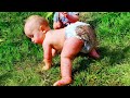 Funny Babies First Time Crawling -  Funny Baby Videos