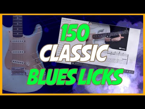 150 Classic Blues Licks -  Interactive Tab Course