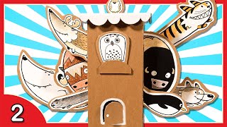 DIY Animal Cardboard House - Christmas Crafts, Drawing, Gifts & Decorations ⭐ Box Xmas #2