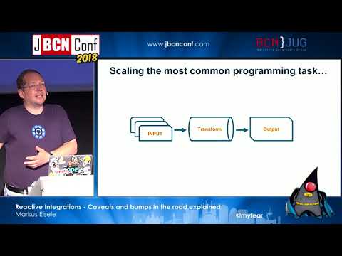 Reactive Integrations - Caveats and bumps in the road explained - by Markus Eisele at JBCNConf'18