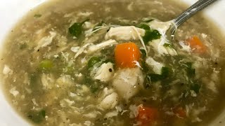 पॉशटिक चिकन सूप| Healthy Chicken Soup recipe| Street style Hot n sour Chicken soup
