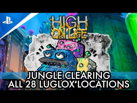 High on Life [PS5] - All 28 Jungle Clearing Luglox Locations (Chests) | Luglox Genocide Trophy Guide