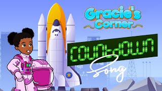 Countdown Song | Counting from 10 to 1 with Gracie’s Corner | Nursery Rhymes + Kids Songs