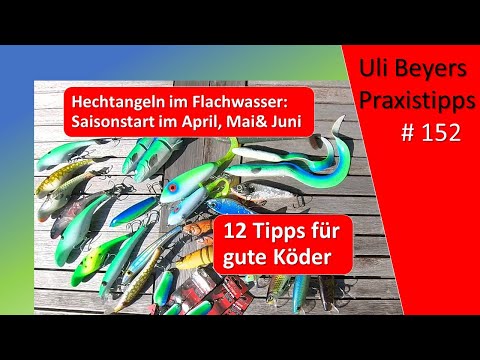 Pike fishing in shallow water: 12 top lure recommendations for spring (April, May and June)