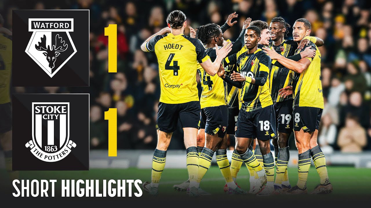 Watford vs Stoke City highlights