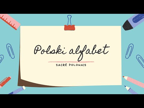 🇵🇱ALPHABET POLONAIS: 1er cours de polonais. 🇵🇱APPRENDRE LE POLONAIS EN LIGNE!!!💪