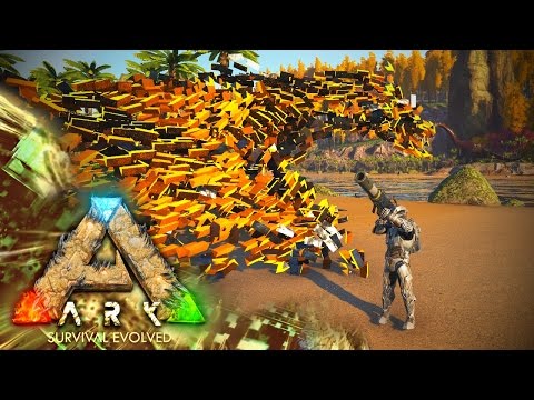 MODDED ARK: Scorched Poop ~ Ep 57 ~ NUKE LAUNCHER & LEGENDARY POWER WYVERN!!