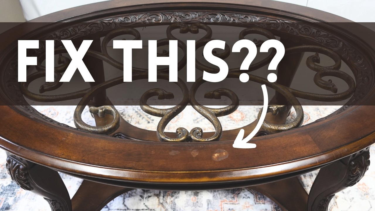 Fixing Nail Polish Remover Damage On Furniture | What to do when acetone ruins your furniture