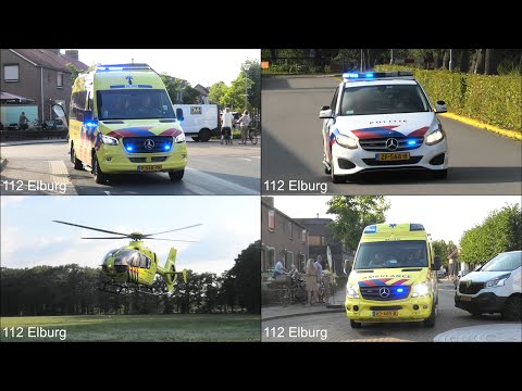[PRIMEUR] P1/A1 Hulpdiensten met spoed naar een MMT Inzet in Scherpenzeel
