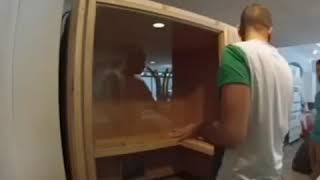 💦 Montage d’une cabine sauna par SPA ONE résumé en 30sec 💦