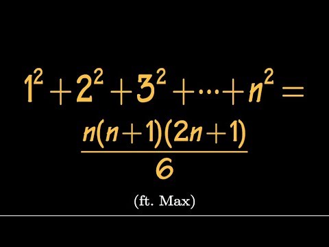 Find the sum of first n squares, difference equation approach, (ft. Max!)