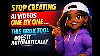 How to Generate Bulk AI Videos Automatically with One Prompt | Grok Au