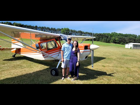 Citabria Airbatics from a cockpit view (Basic Aerobatics in a Citabria)