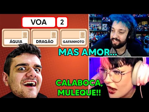 ACABAMOS COM UM CASAL JOGANDO CODENAMES! - c/ Gabs, Guinas, Coelho Juh e Nuuh