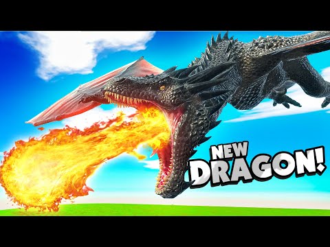 New DRAGON UNIT Is a FIRE BREATHING BEAST! - Animal Revolt Battle Simulator