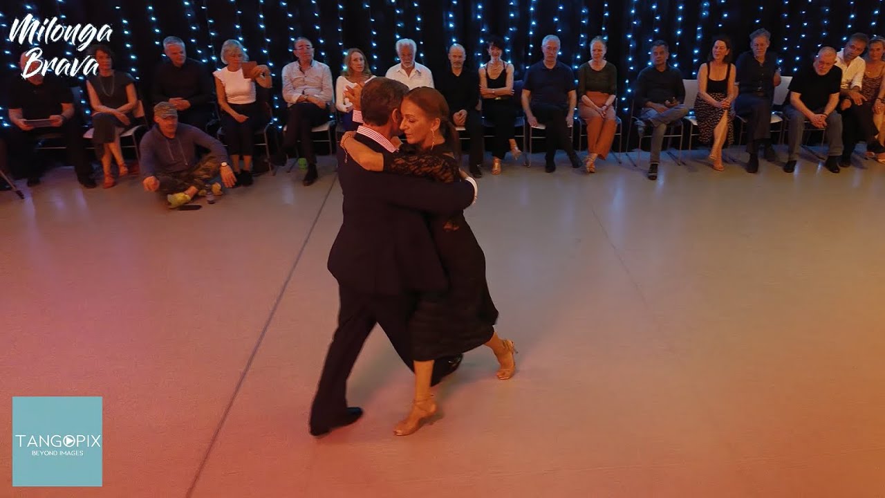 Video thumbnail for MILONGA BRAVA '24- Juan Amaya & Valentina Garnier dance Juan D'Arienzo & Hector Mauré - Tierrita