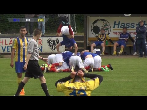 SV Halstenbek-Rellingen II - SV Este 06/70 (Relegation zur Landesliga 2015) - Spielszenen
