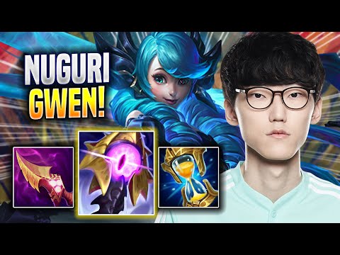 NUGURI IS SO CRAZY WITH GWEN! - DK Nuguri Plays Gwen TOP vs Fiora! | Season 2022