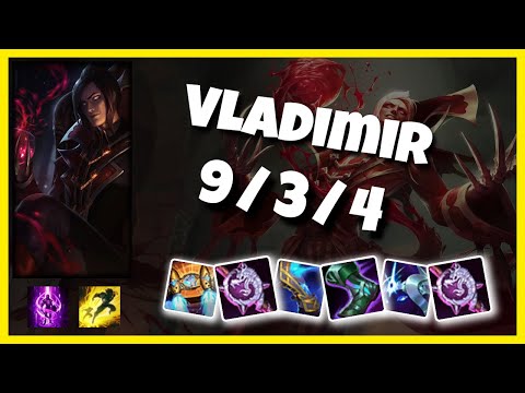 Vladimir vs Lucian EU Challenger MID (9/3/4) Gameplay Replay - Patch 10.24
