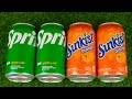 Satisfying Video ASMR Unboxing SPRITE SUNKIST ORANGE Opening Soda Cans