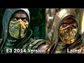 Mortal Kombat X Graphics Comparison MKX