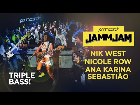 Triple Bass! Nik West, Nicole Row & Ana Karina Sebastião LIVE at the #JammJam with Fender