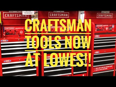 Lowes的工匠工具? (Craftsman tools at Lowes?)