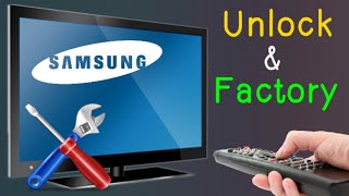 How To Unlock Keys And Factory Restore Samsung LCD TV