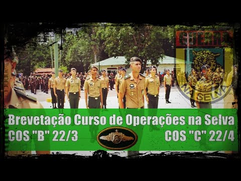 Brevetação do COS Cat: B 22/3 e C 22/4 - Centro de Instrução de Guerra na Selva (CIGS)