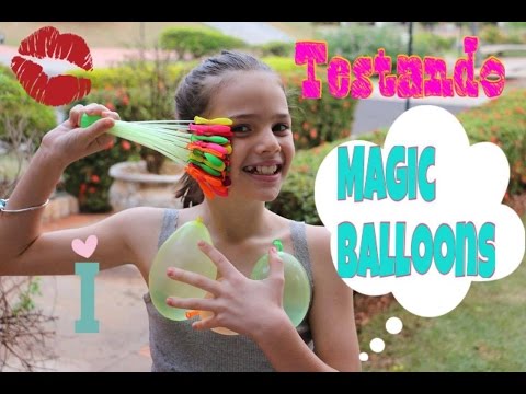 Testando Magic Water Balloons - Produto de Encher 100 bexigas de água em 1 minuto 