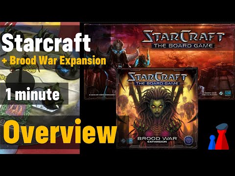 StarCraft & Brood War Expansion -1 minute Overview - Peaky Boardgamer