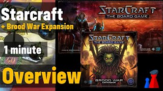 StarCraft & Brood War Expansion -1 minute Overview - Peaky Boardgamer