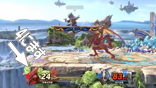 横Bを使わなくても即死させるコンボが上手すぎるウルフ【スマブラSP】