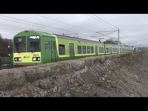 IE 8500 Class Dart Train number 8601 - Blackrock, Dublin