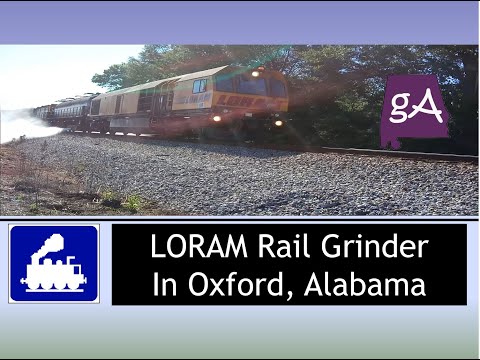 LORAM Rail Grinder In Oxford Alabama
