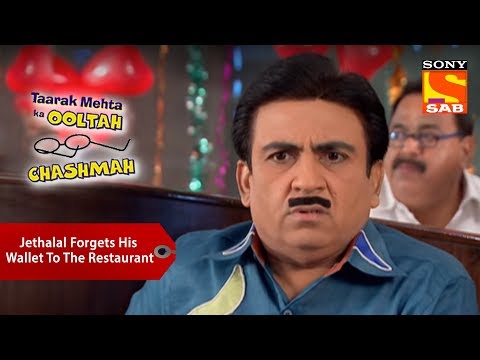 Jethalal Forgets His Wallet To The RestaurantTaarak Mehta Ka Ooltah Chashmah