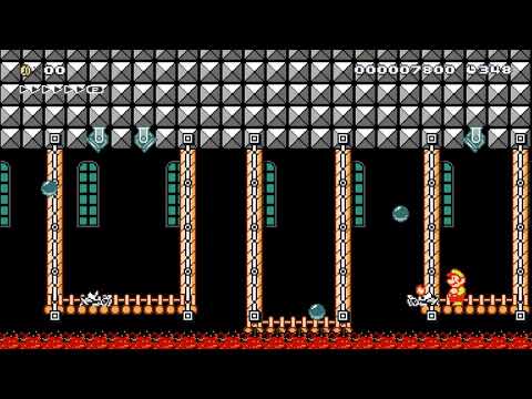 Super Mario Maker 2 Level Showcase: Roys Lava Lift Castle